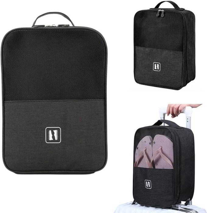 Чанта за обувки тип TRAVEL BAG с 3 отделения и джоб за телефон