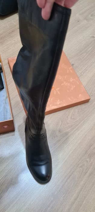 Сапоги кожанные 39р