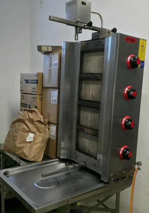 Aparat kebab 4 arzatoare