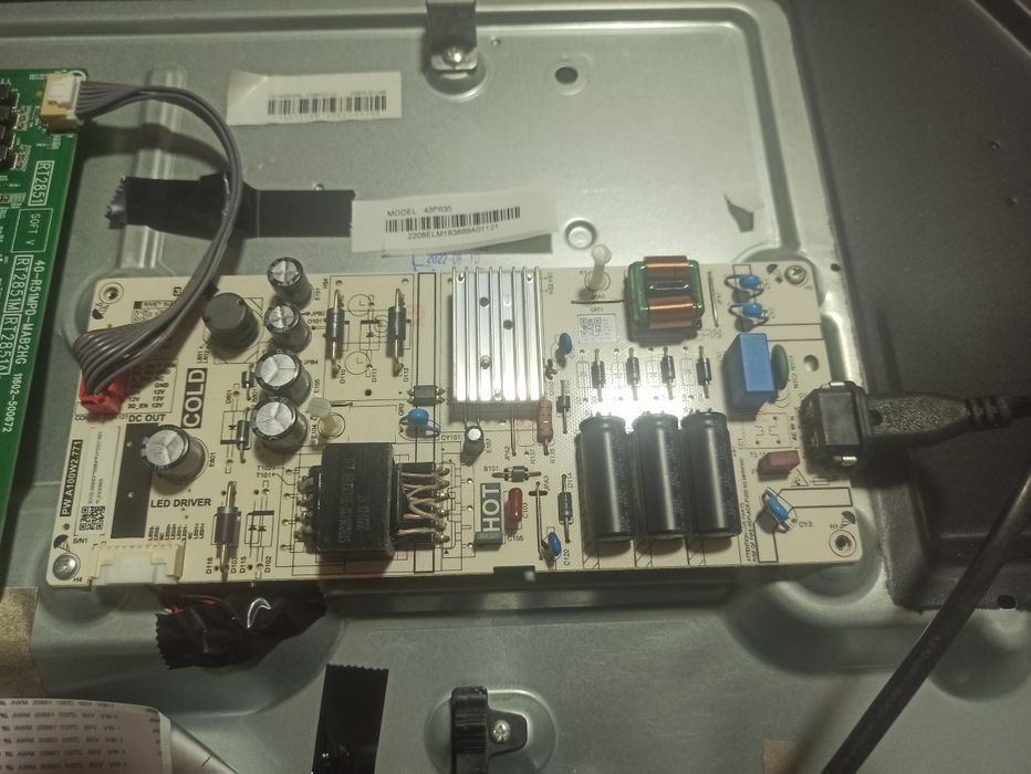 Tcl 43p635 блок питание