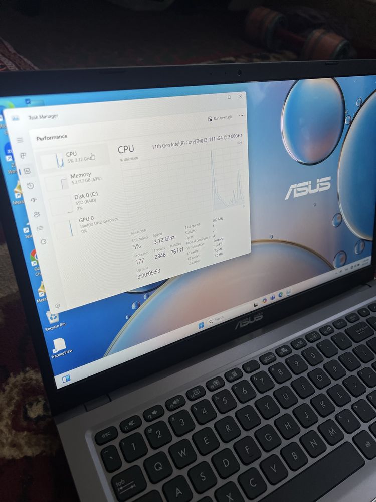 Asus noutbuk core i3 ekran sensor narxi arzon