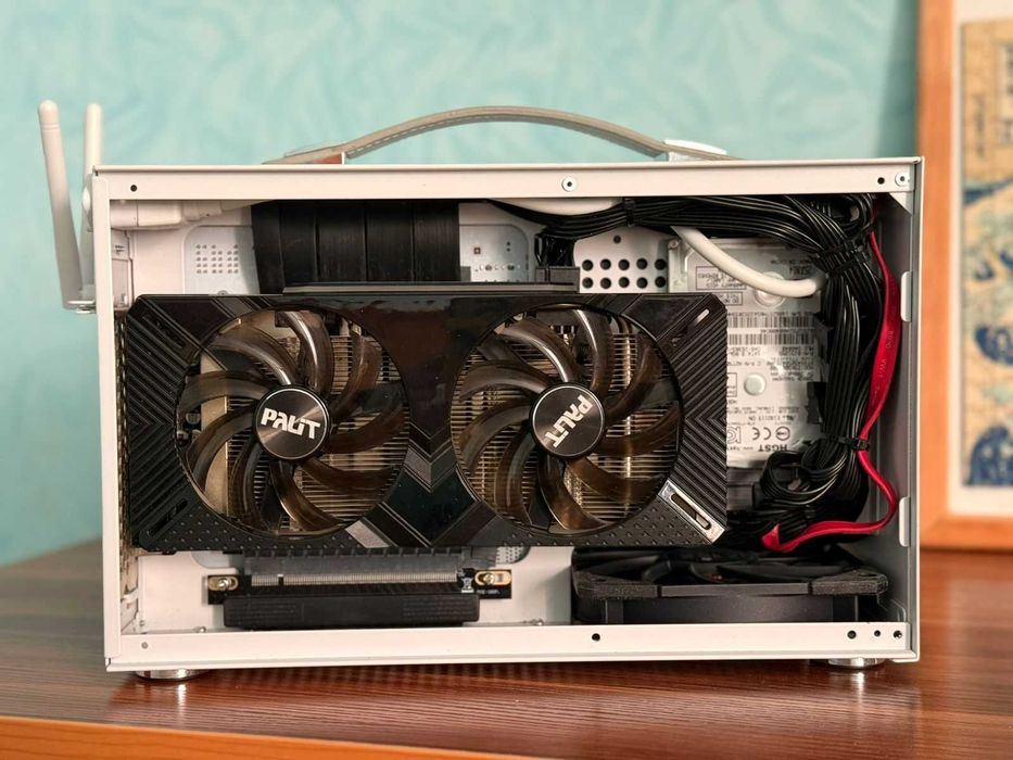 (ITX, SFF) Мини ПК, I5 13100F, RTX 2060 12Gb, DDR4 32Gb, SSD 512GB
