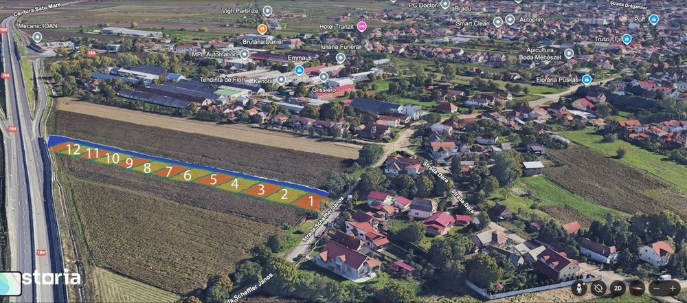 Teren de investitie Extravilan, Str. Scheffler Janos(zona strada Dara)