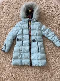 Куртка зимняя для девочки р-р 122