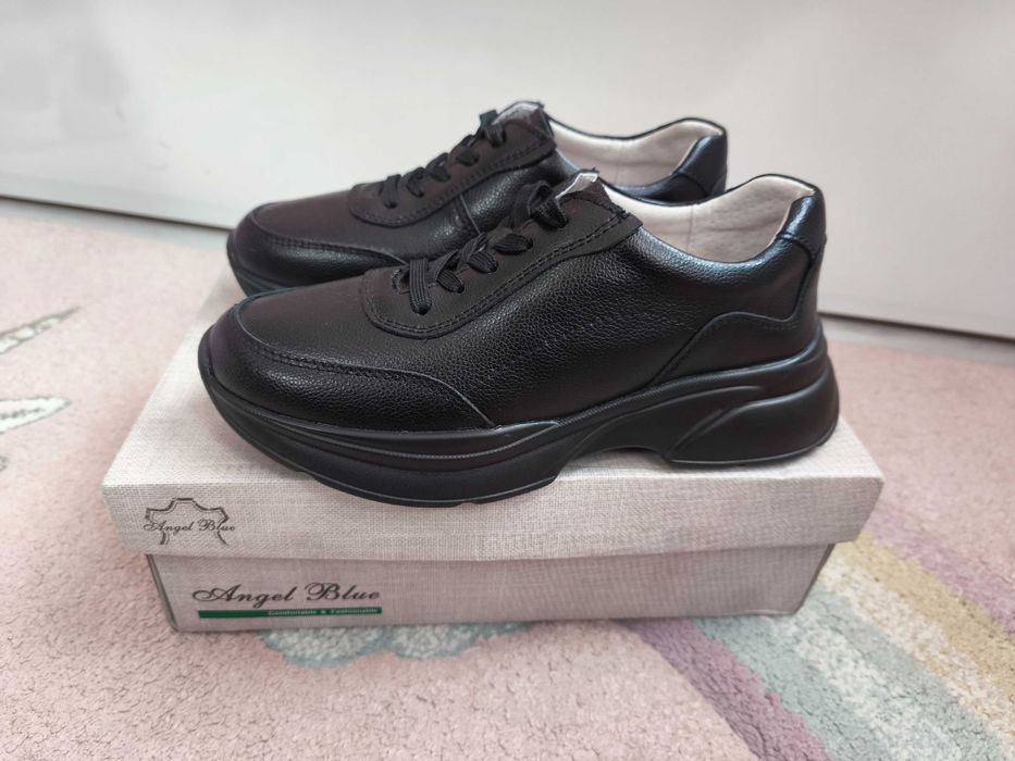 Дамски сникърси естествена кожа 38