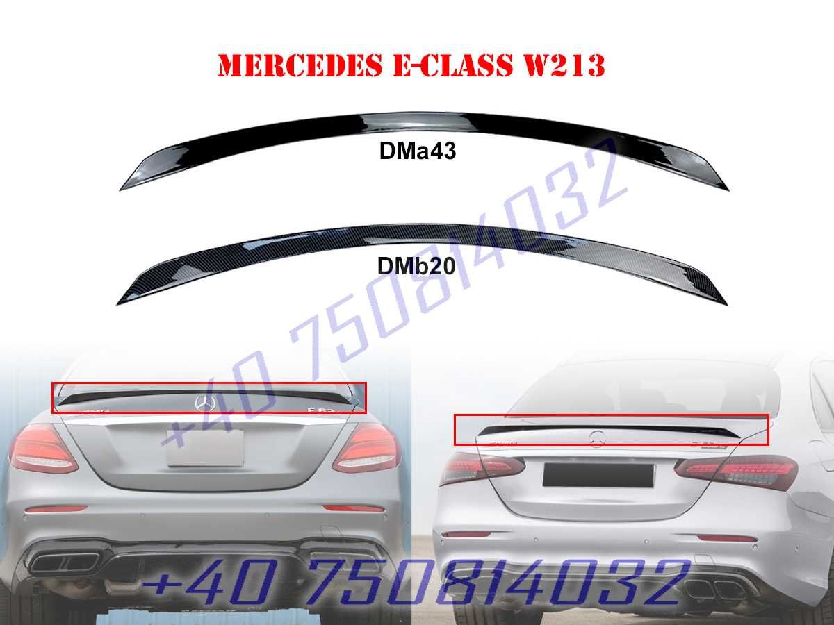 Lip Cordita Spoiler Portbagaj Eleron Luneta Negru Mercedes AMG E W213