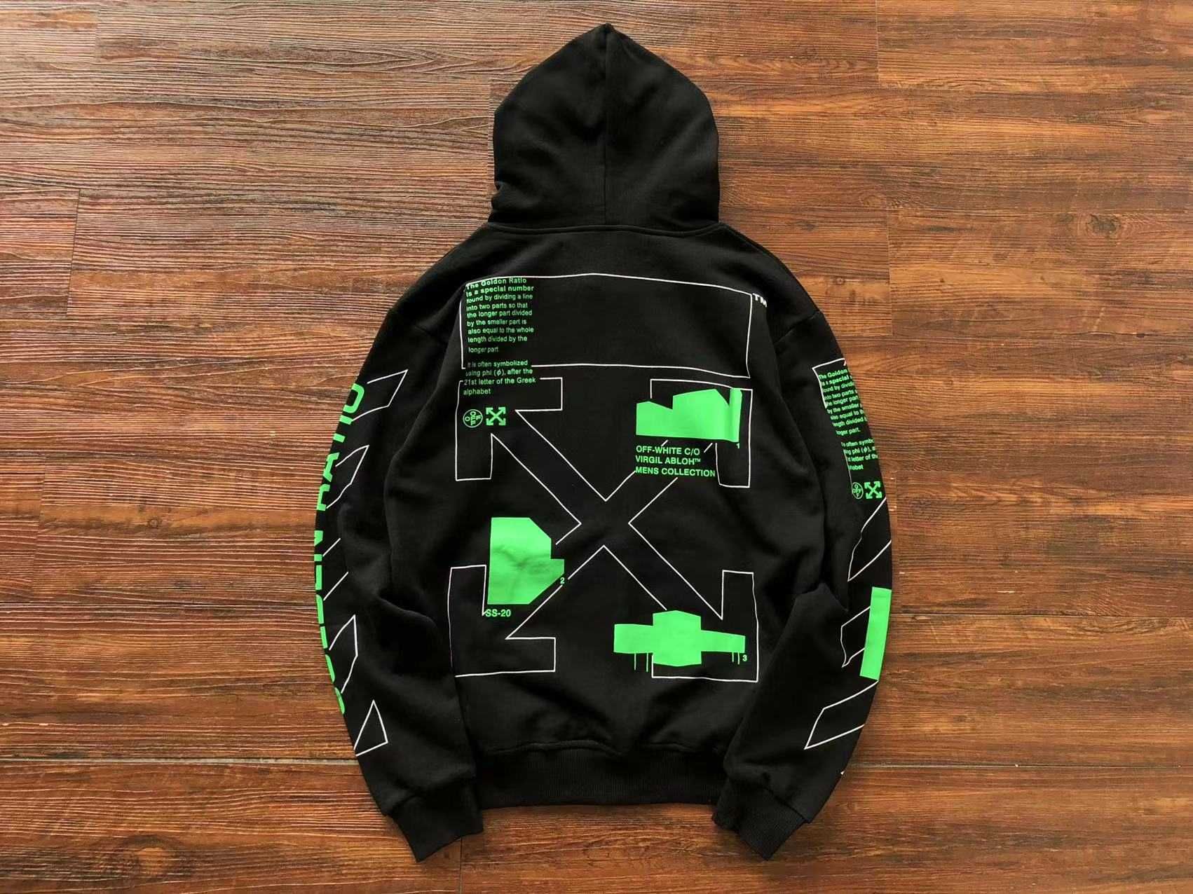 Off White Golden Ratio Arch Shapes hoodie