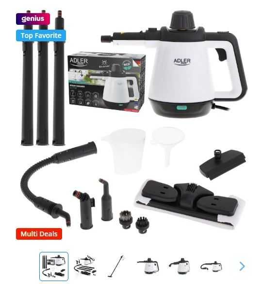 Masina de curatat ferestre cu aburi, Adler, AD7038, 2000W