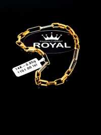 Bijuteria Royal brățară din aur 14k 3.85 gr