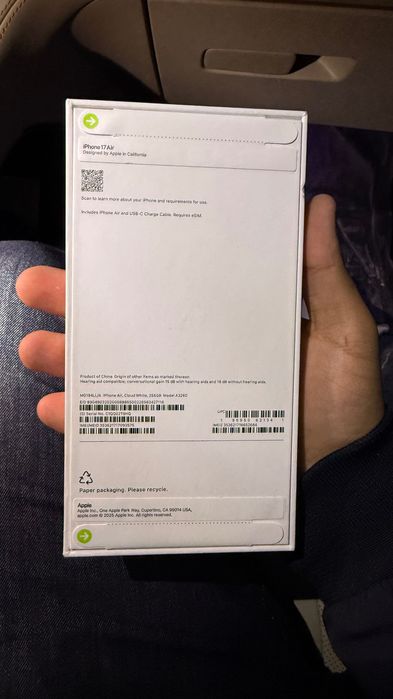 Iphone 17 air. 128gb