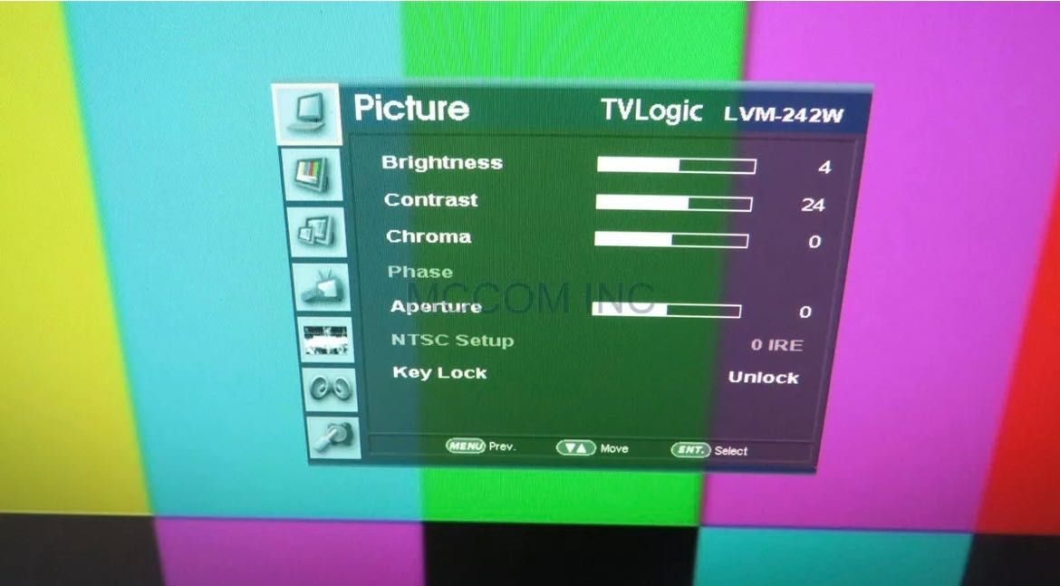 професионален видео монитор - Tv logic lvм- 242w