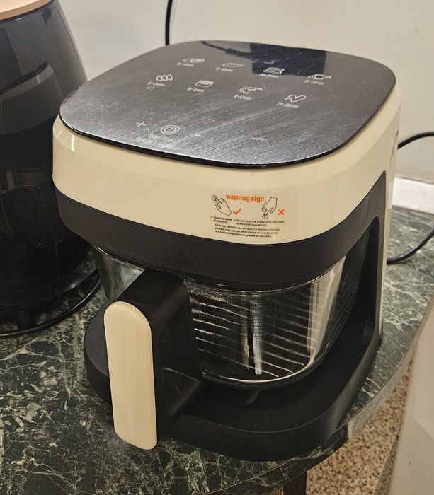 Air fryer, cuva din sticla