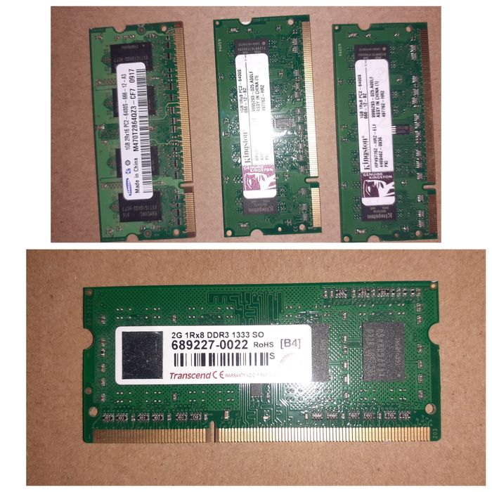 Ddr2,ddr3 для ноутбука