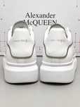 Adidasi Alexander Mcqueen Zipper cu fermoar albi piele naturala