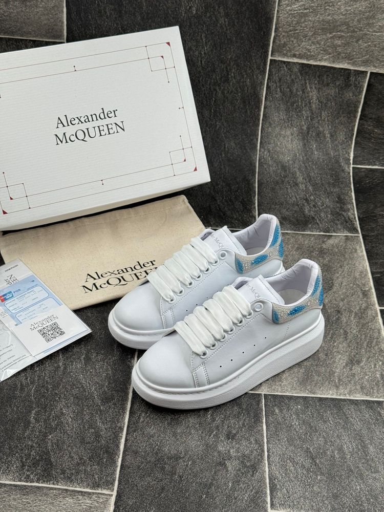 Adidasi Alexander Mc QUEEN White Glitter Multicolor
