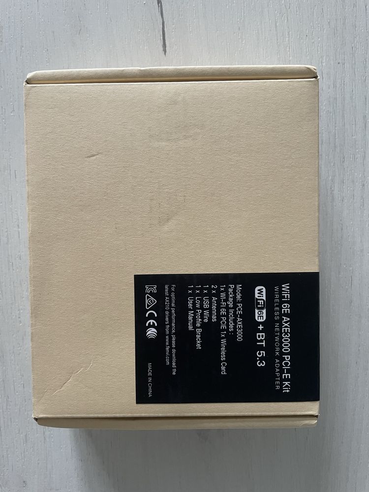 PCI Адаптер Wi-Fi 6E Bluetooth 5.3
