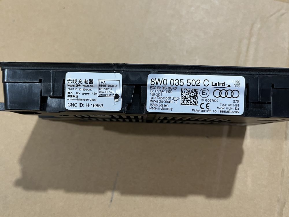 Modul incarcare wireless / Modul USB / AUX Audi A4 B9 A5 F5 8W
