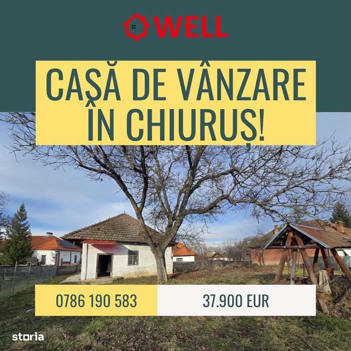 Casă de vânzare în Chiuruș!