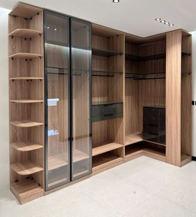 Из МДФ Качество 100% шкаф купе, распашной шкаф