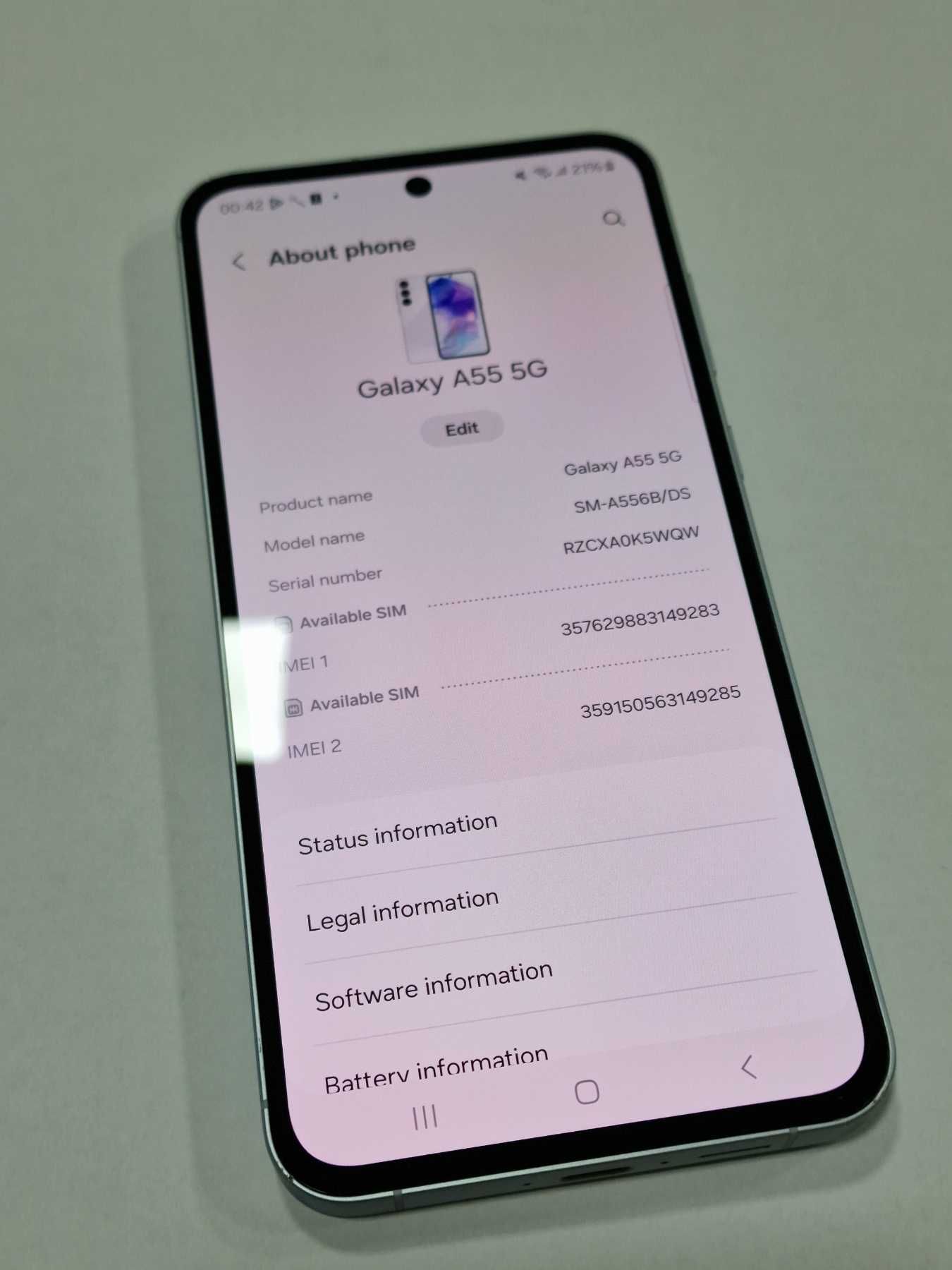 Samsung Galaxy A55 5G 256GB 8GB RAM Dual