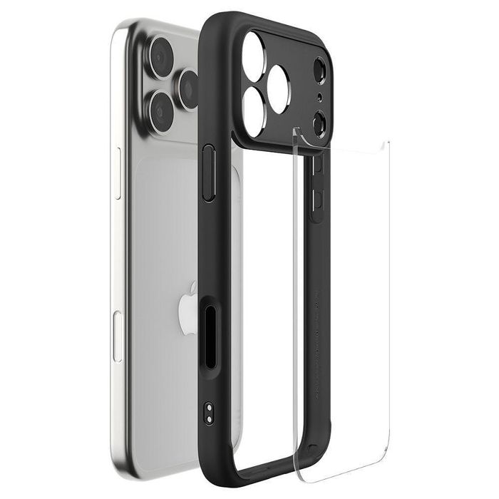 Spigen ultra hybrid - iphone 17 pro - матово черен