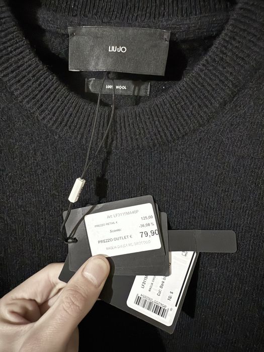 Нов мъжки пуловер Liu Jo. 100% вълна