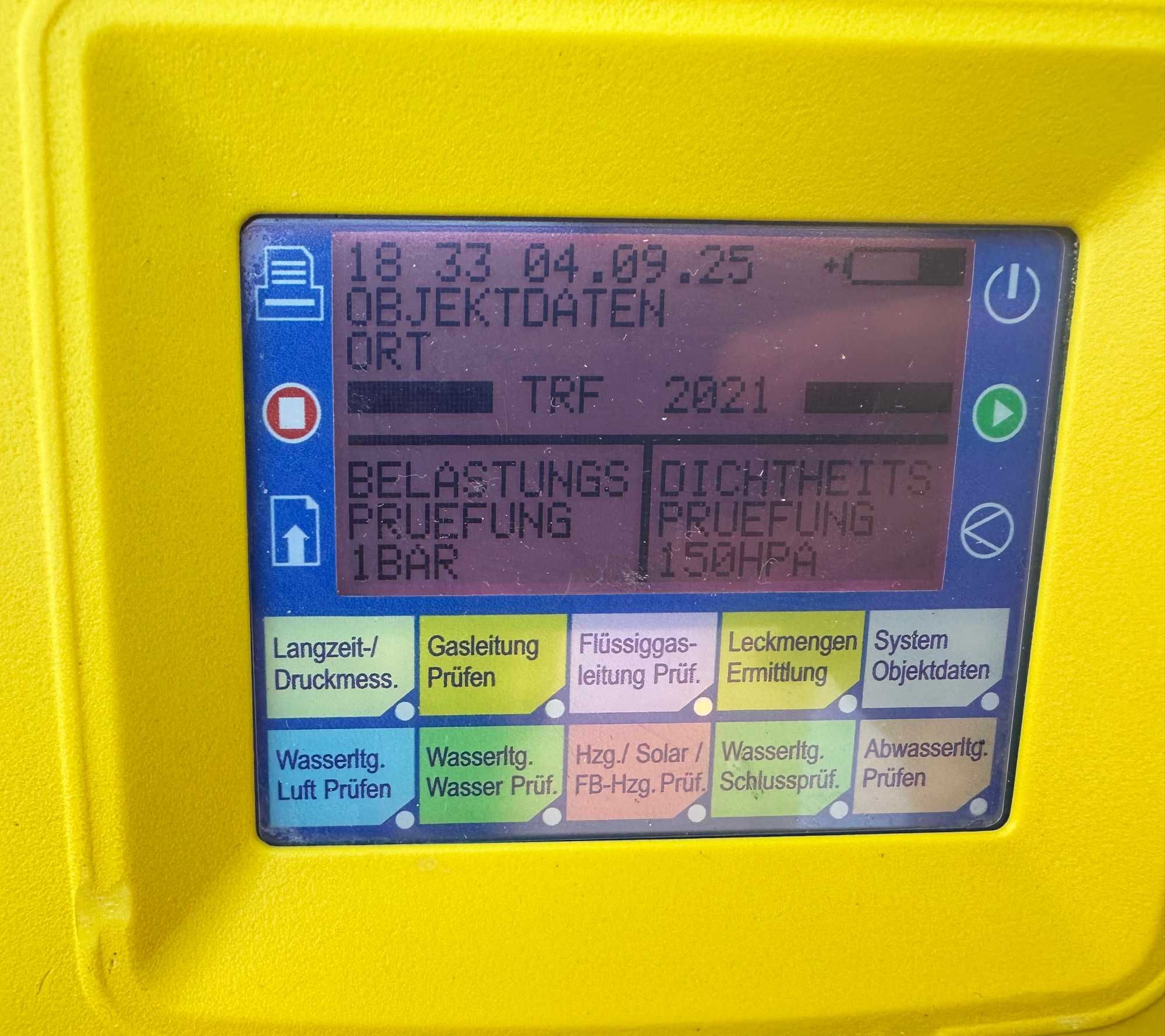 Rau DPG 07 Touch - Професионален измервателен уред за налягане