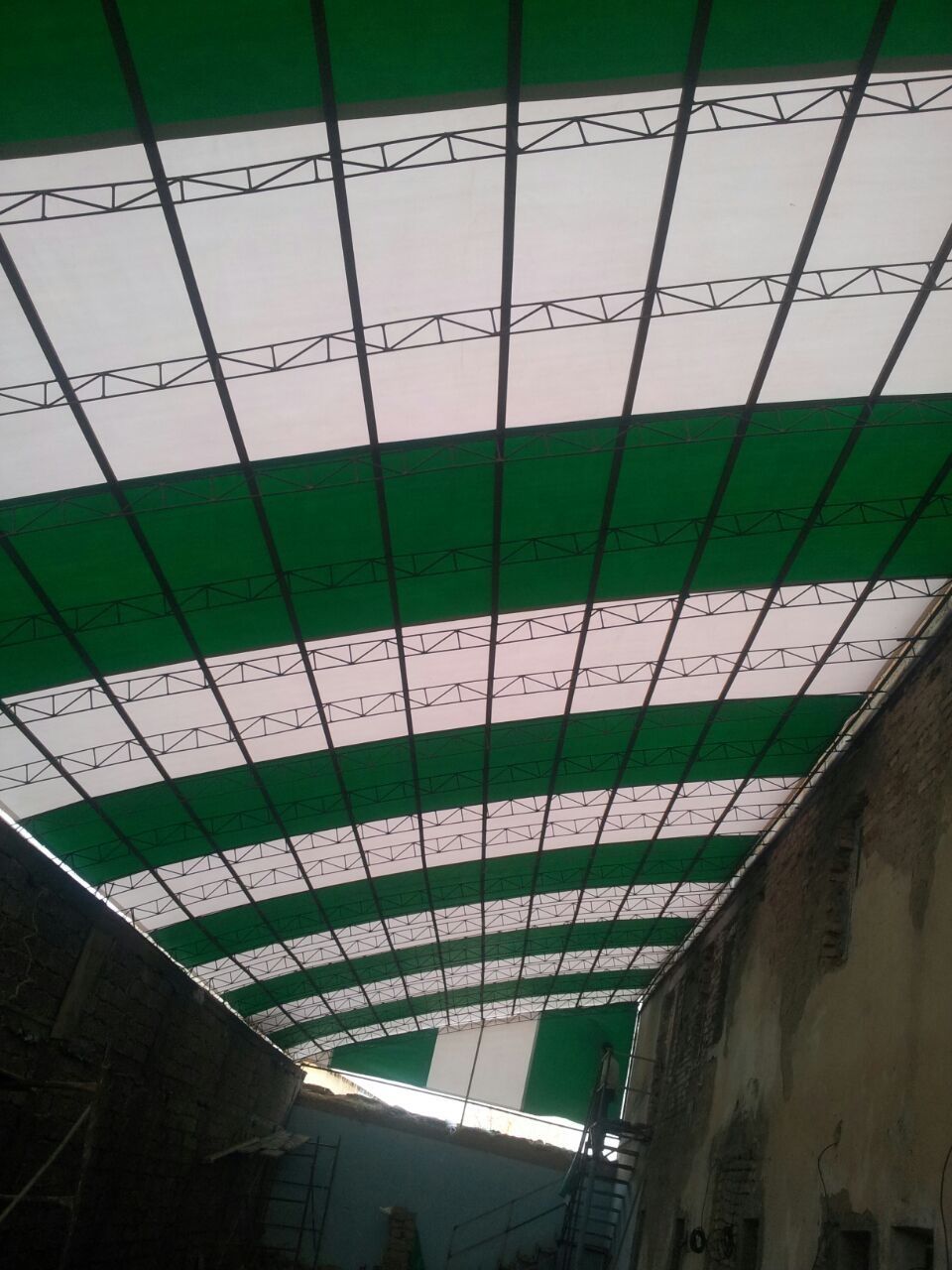 Banner tent soya setka