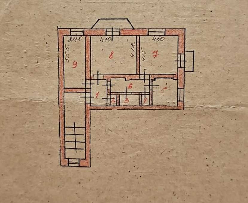 Квартира старого типа, 3-ком,  г.п1957. Район ДК