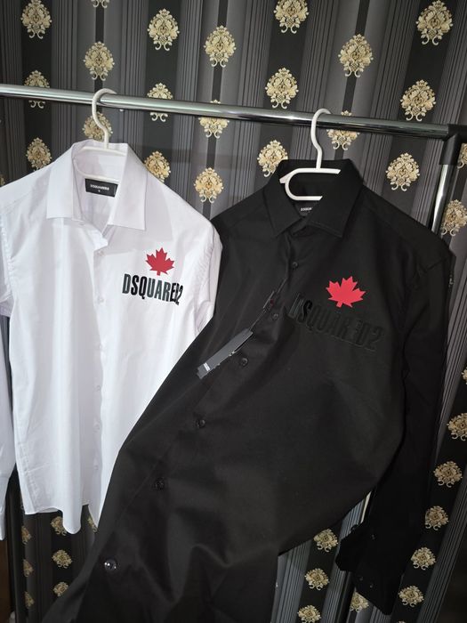 Cămașă alb x negru Icon Dsquared2  men