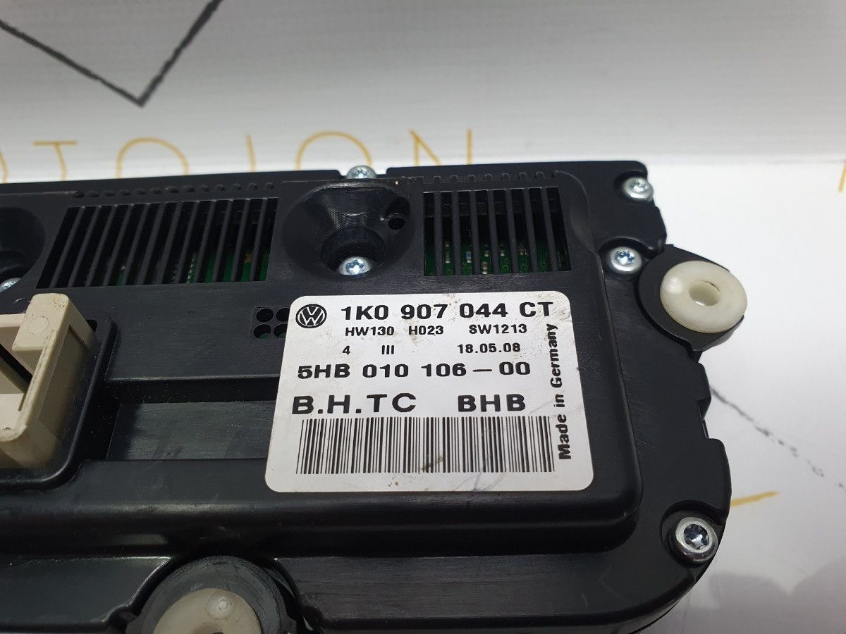 Panou comanda clima VOLKSWAGEN GOLF V Variant (1K5) [ 2007 - 2009 ] OEM 1K0907044CT / 1K0 907 044 CT