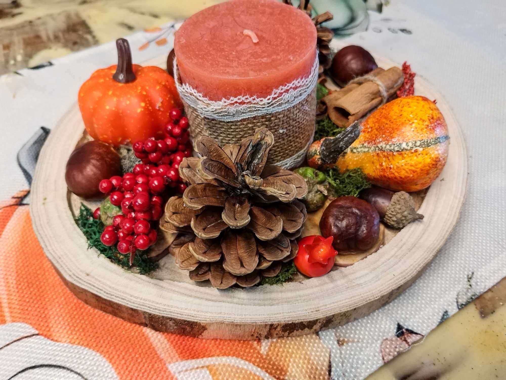 Есенни свещници декорация за дома