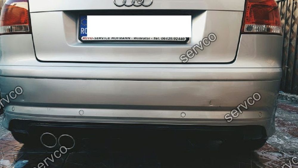 Prelungire tuning sport bara spate Audi A3 8P Coupe RS3 2005-2008 v1