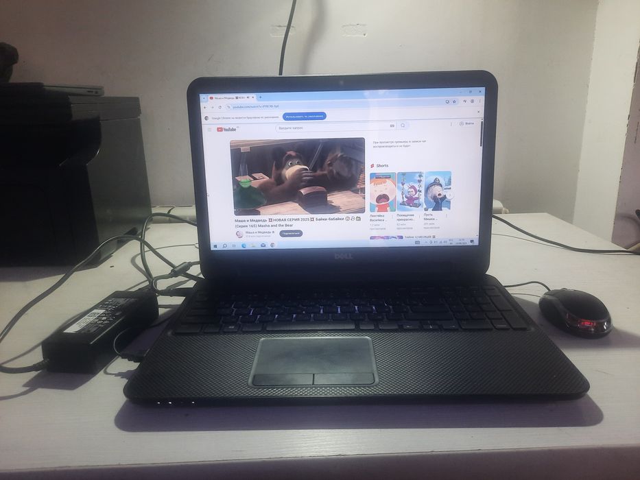 Нoутбyk Делл core i7 hdd 500 гб Озу 4 gb Зарядka мышka