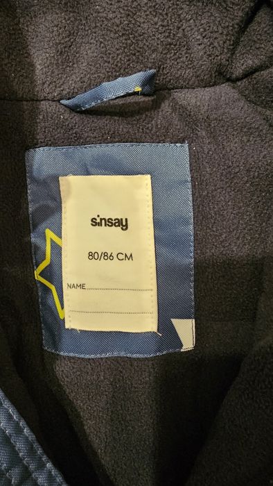 Зимни гащеризони със светлоотразителни елементи 80/86см - 2бр.