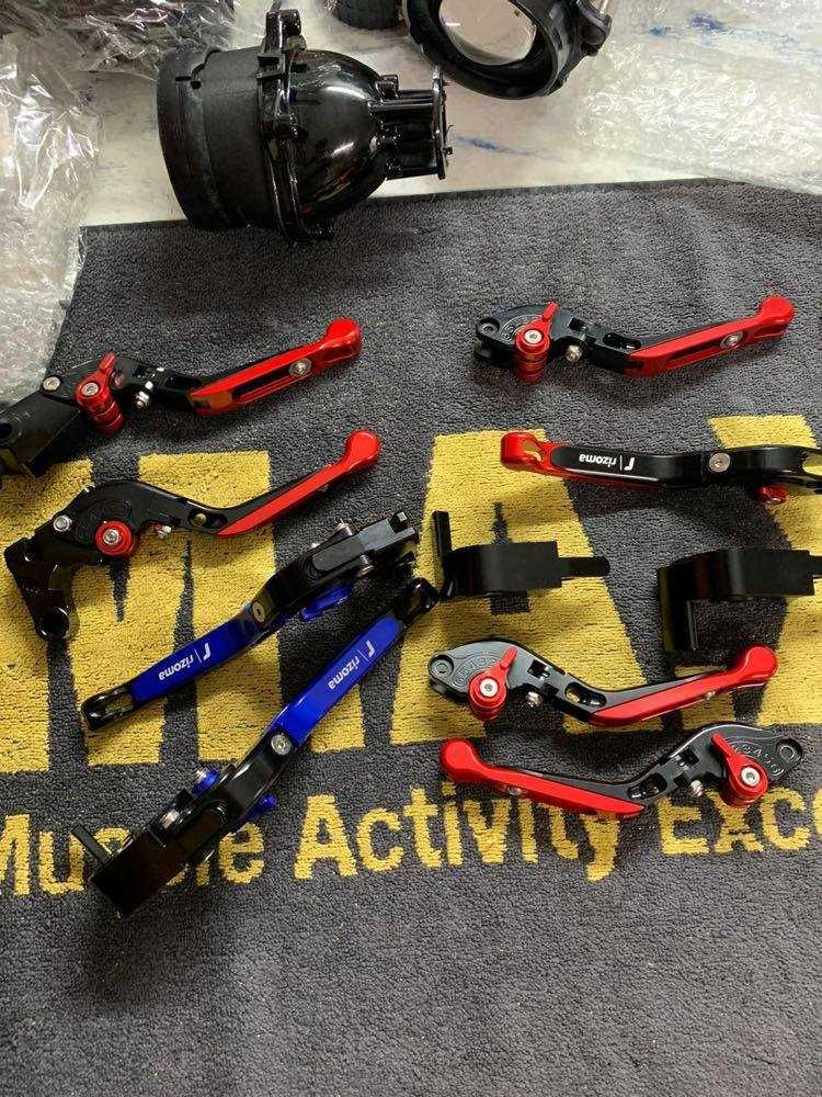 Manete moto liviere racing rizoma extensibil și rabatabil