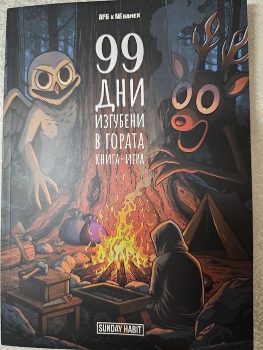 Новата книга на Анди студио. 99 дни изгубени в гората.
