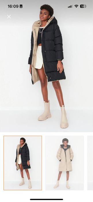 Ново двулицевo зимно яке Trendyol M-L