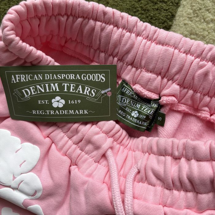 Pantaloni scurti denim tears