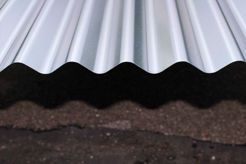 Вълнообразна поцинкована  и пластифицирана ламарина