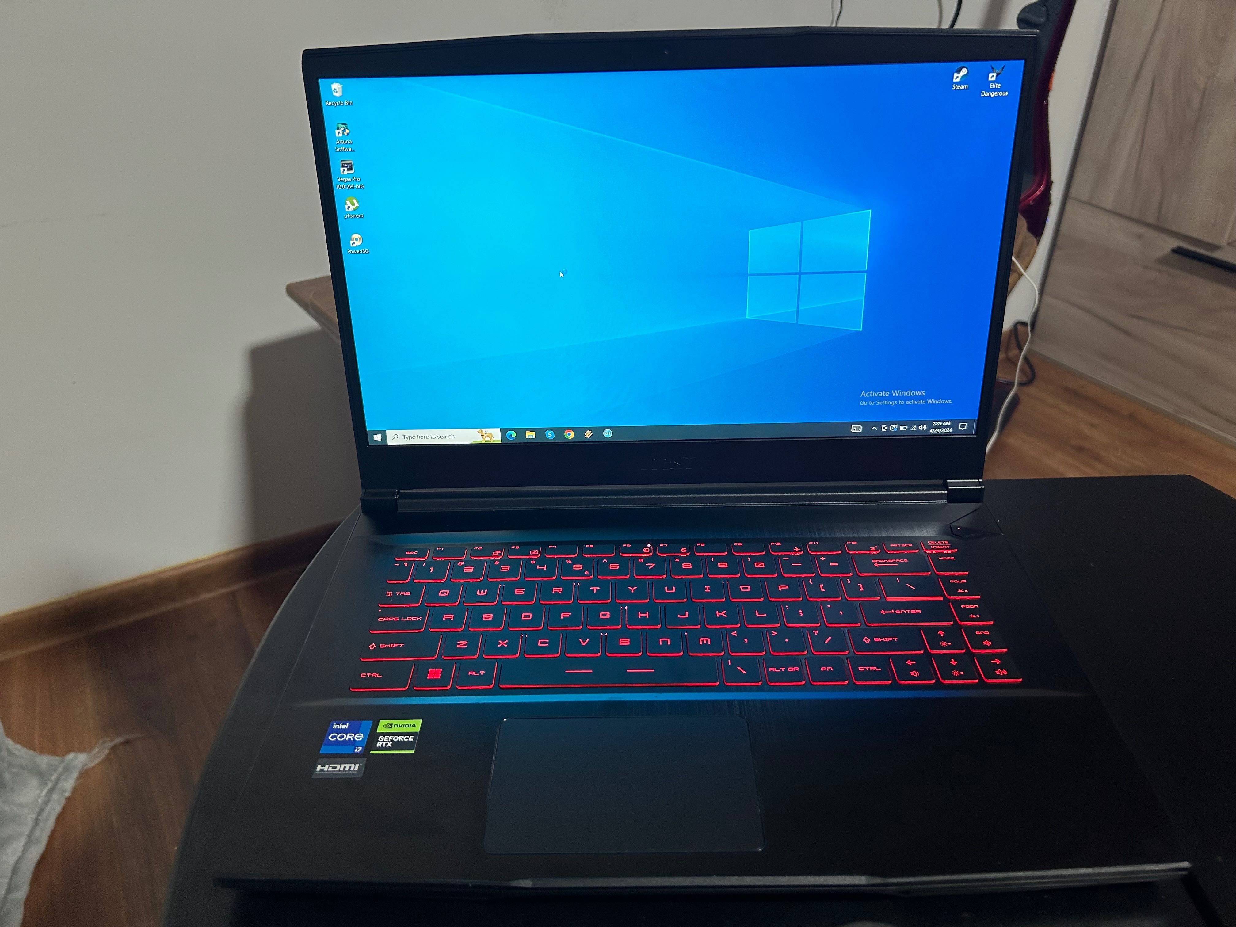 Laptop MSI Gaming 15,6