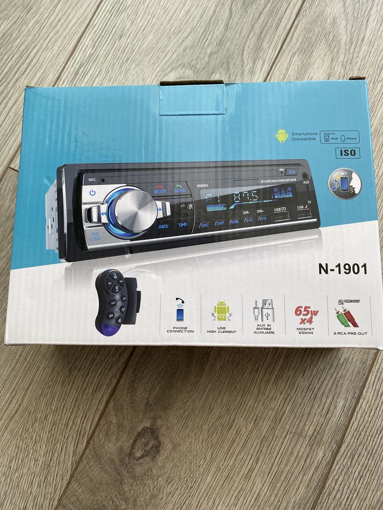 Radio mp3 auto Bluetooth Cenxiny N1901 4 x 65W Nou