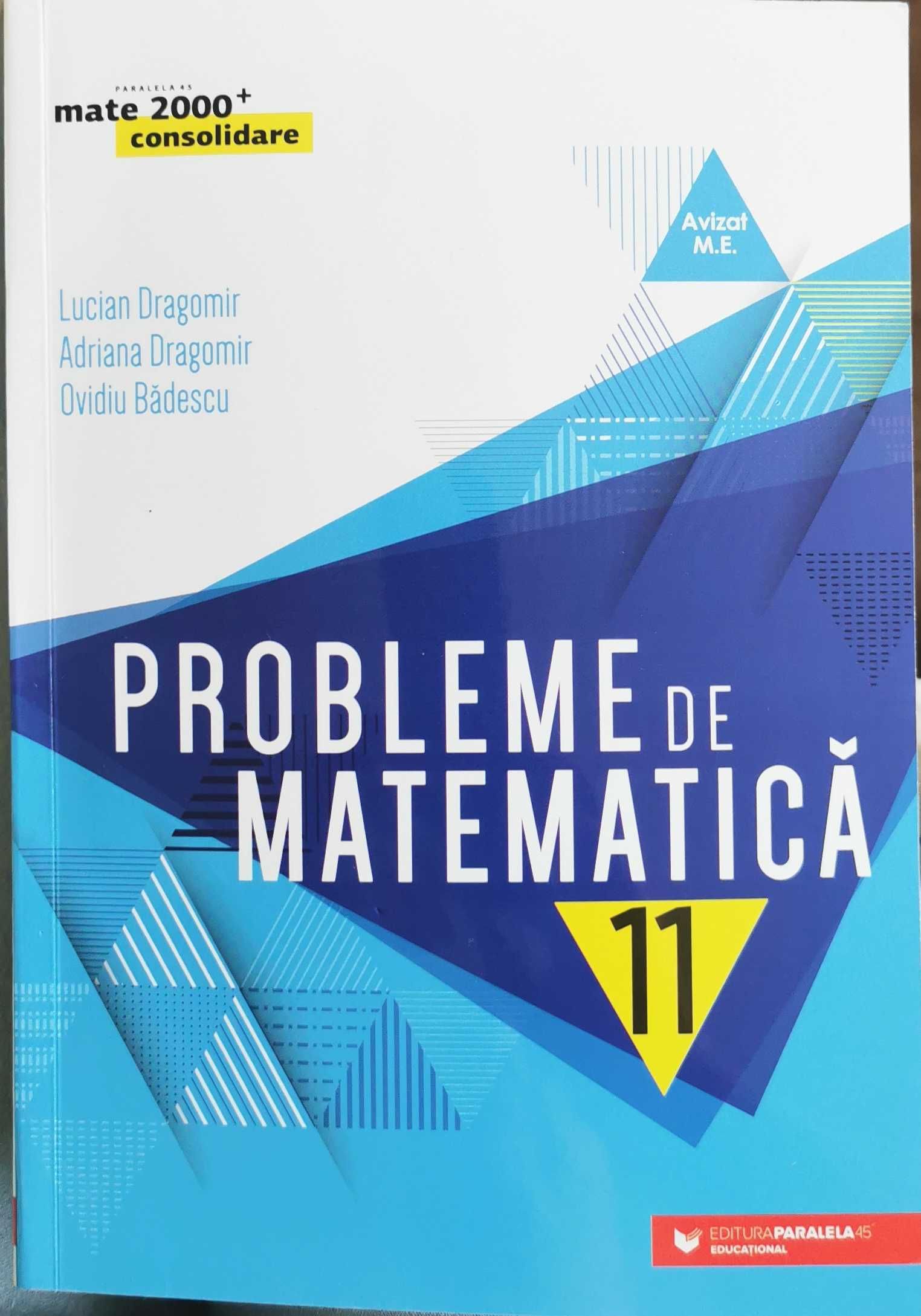 Culegeri matematică clasa a XI a