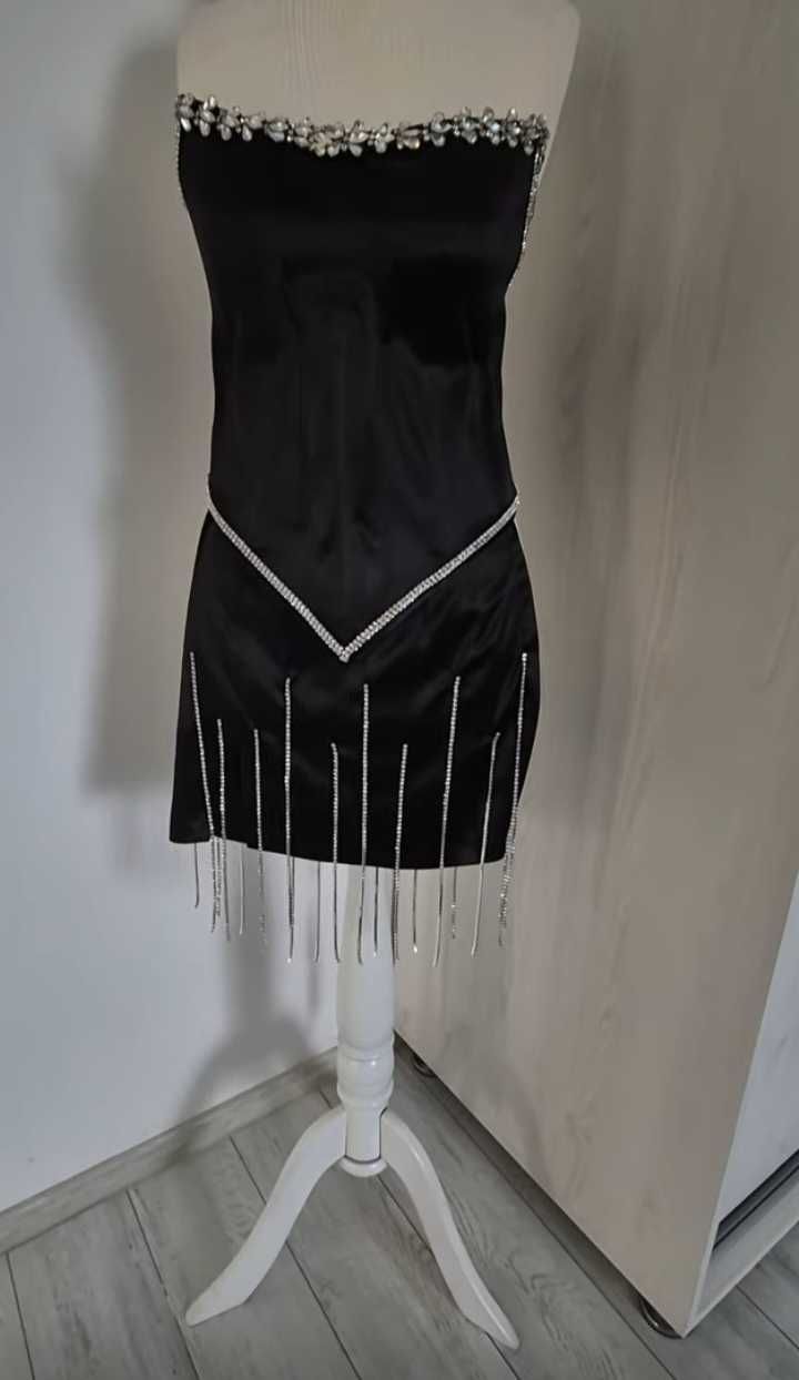 Rochie de petrecere din 2 piese, corset reglabil marimea xs-s,si fusta