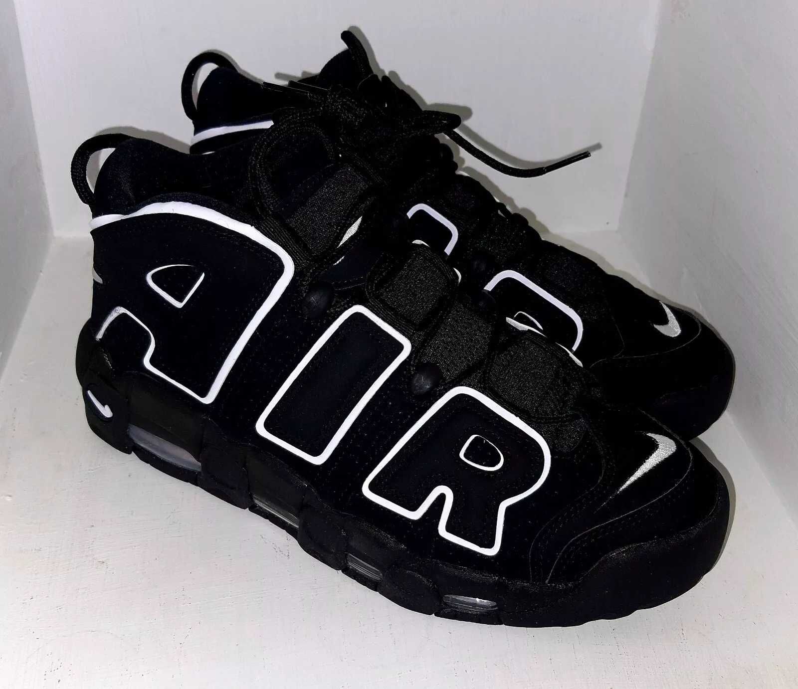 Adidasi Nike Air More Uptempo '96 Low Black White