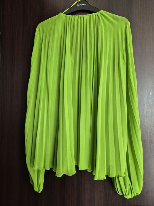 Bluză Zara voal plisat