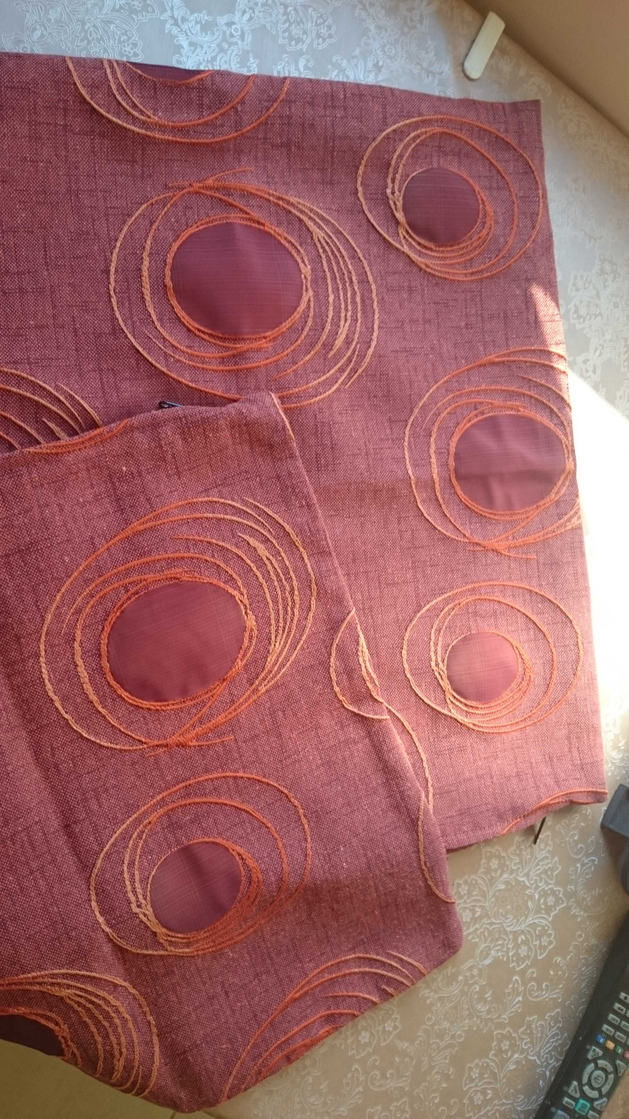 Калъфки за декоративна възглавничка керемидено червен цвят