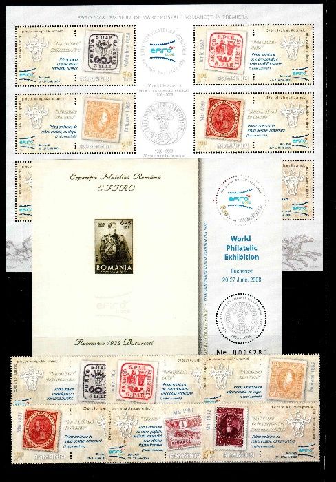 Timbre Romania 2008 - AN COMPLET!!! 66 timbre + 26 blocuri, MNH!