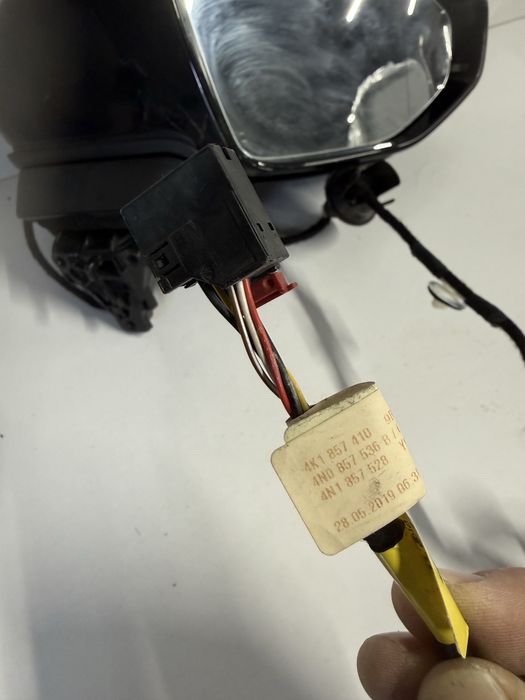 Audi a6 a7 a8 c8 огледало дясно десен 12 пин камера