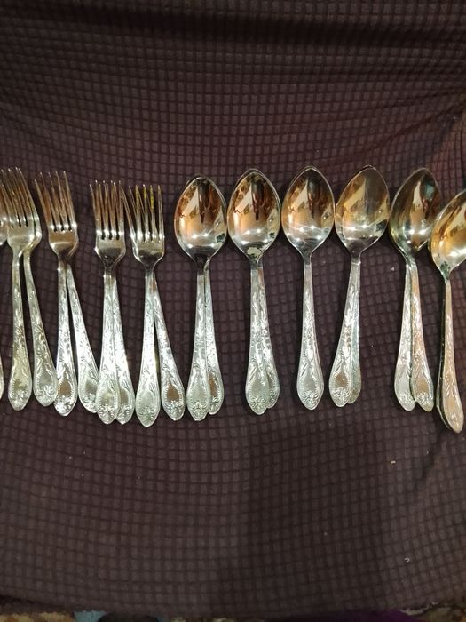 Ложки и вилки мельхиоровые